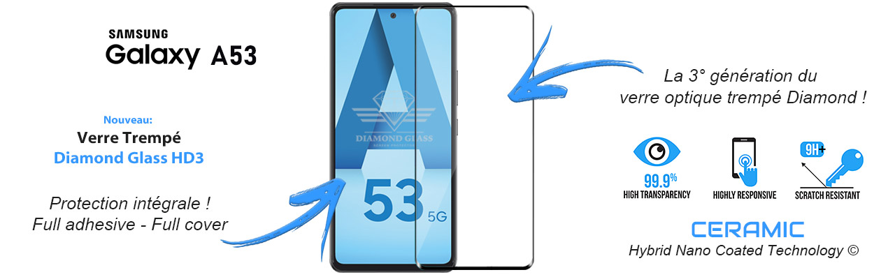 Verre trempé Samsung Galaxy A53 - Tempered Glass Screen Protector